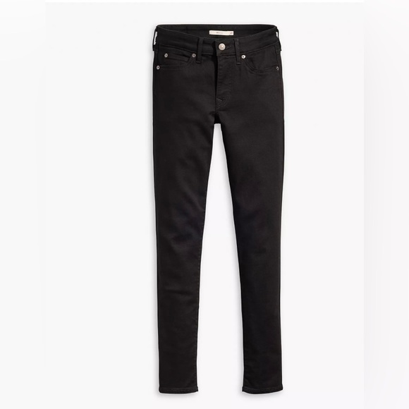 Levi’s 711 womens Skinny Jeans soft black - Picture 1 of 10